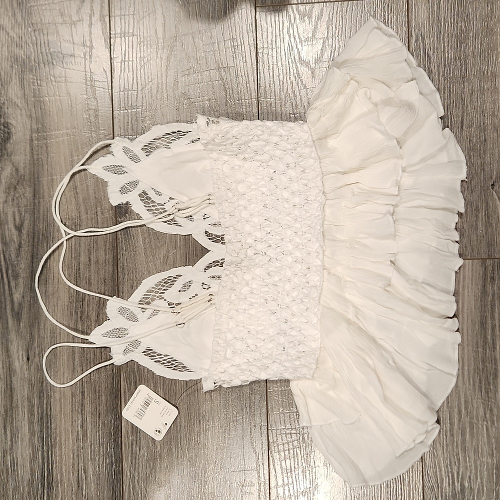 NWT Free People Intimately Women's sz S adjustable straps Boho Tunic - Picture 5 of 5